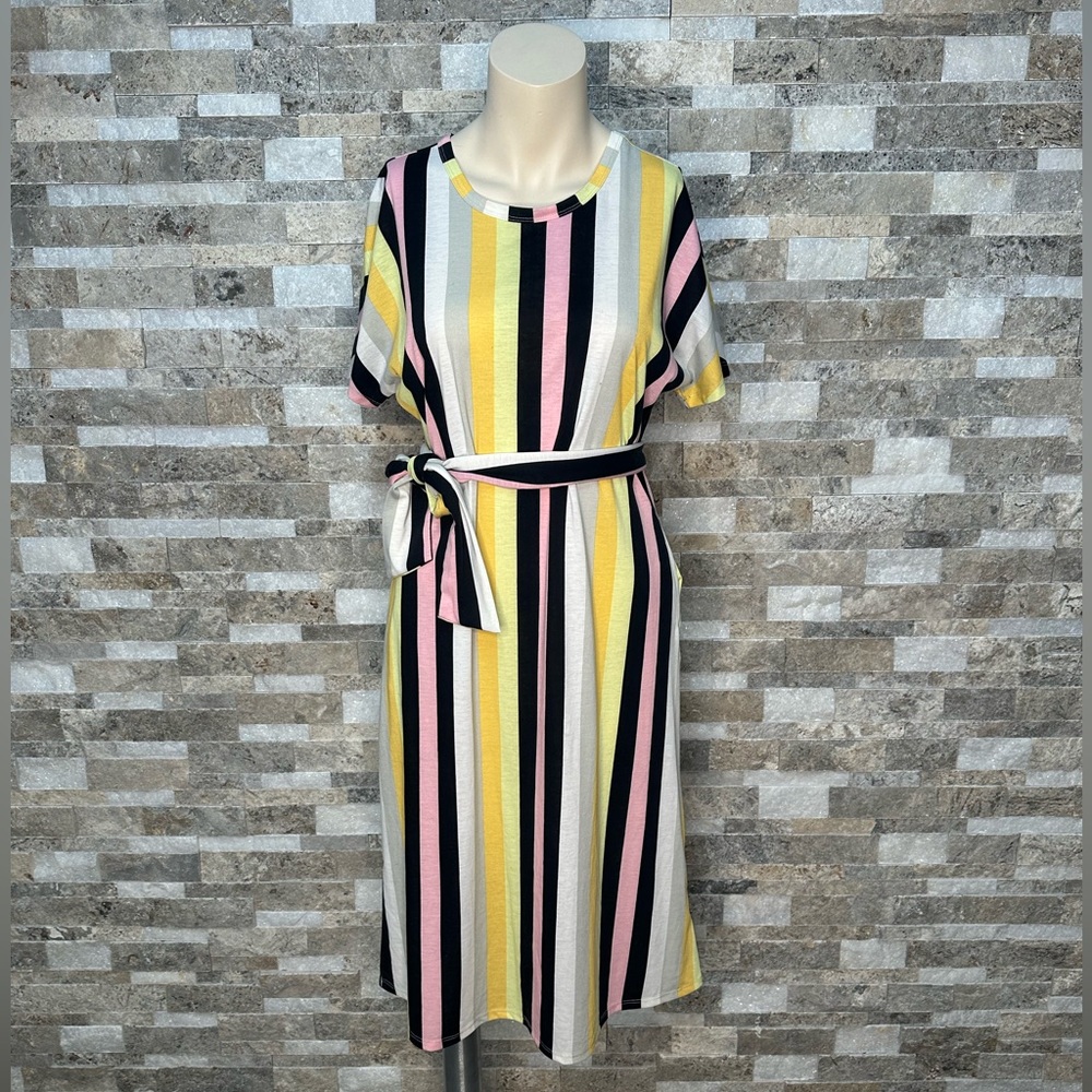 LuLaRoe Striped Dress
